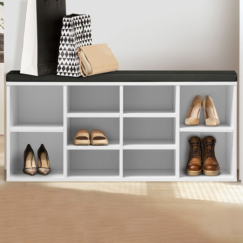 Hallway shoe clearance storage bench